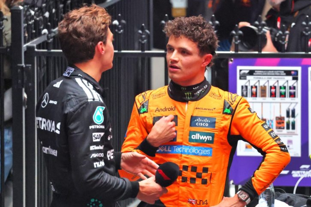 Lando Norris remet George Russell à sa place : pas question de déjà se reposer sur ses lauriers