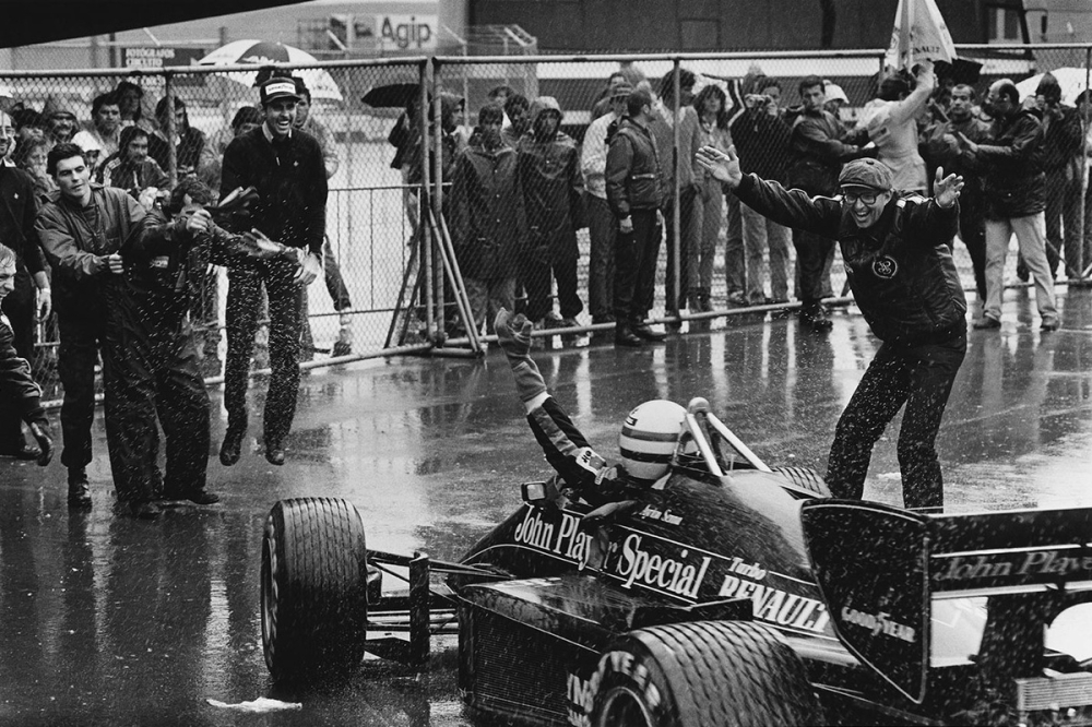 Il y a 40 ans : la première victoire de Senna, sous le déluge d'Estoril