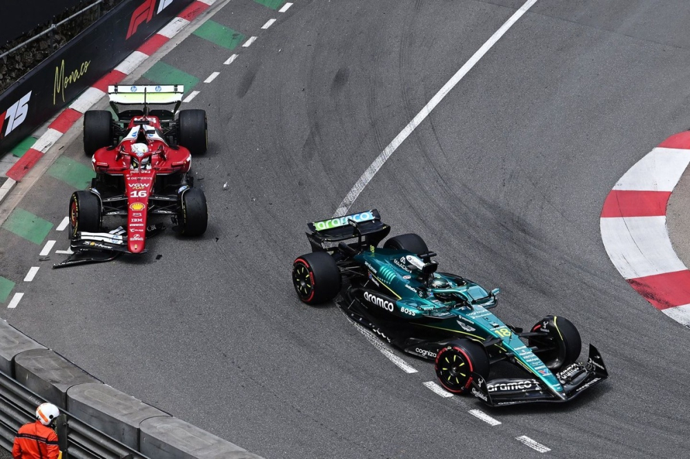 Stroll pénalisé après l'accrochage avec Leclerc en EL1 à Monaco