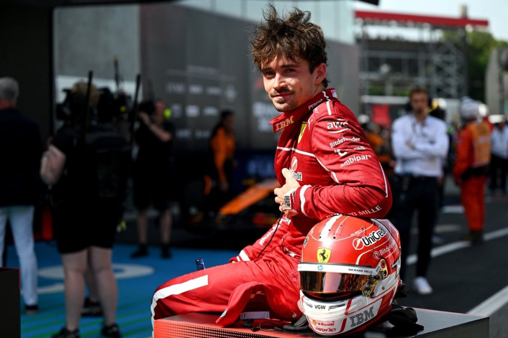 Leclerc 3e et chanceux : 