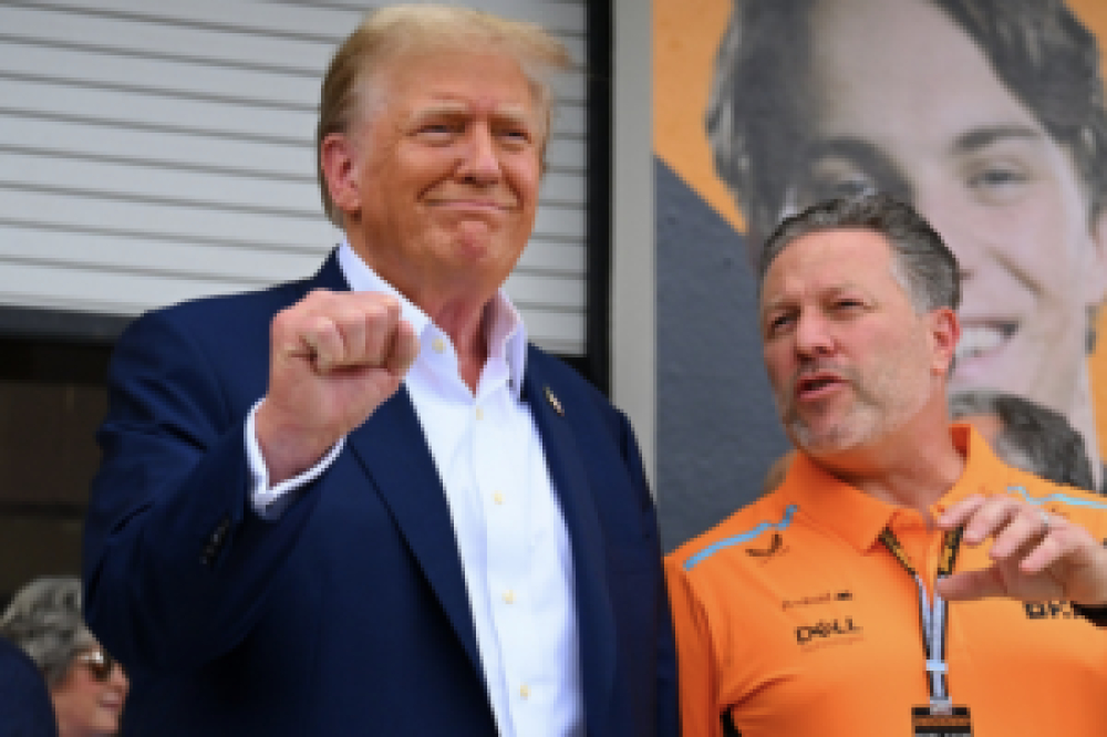 McLaren dément toute participation de Donald Trump à un essai en F1