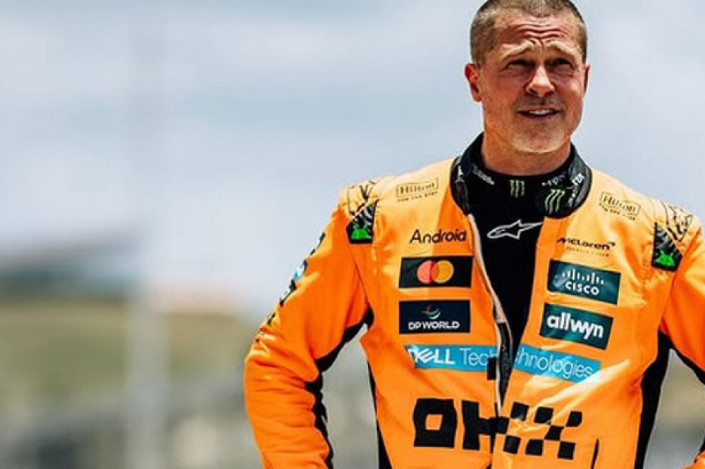 Brad Pitt bluffé par son test dans une vraie McLaren F1 (+photos)