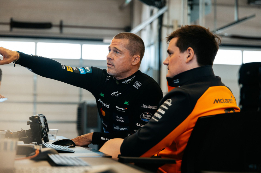 Brad Pitt dévoile son baptême du feu en F1 avec McLaren : « C'est un sentiment unique »