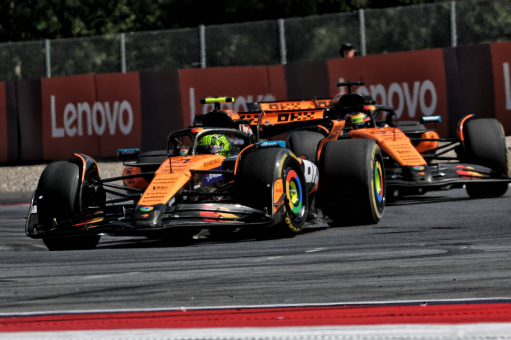 Lando Norris triomphe au Red Bull Ring : Piastri tout proche, Verstappen éliminé dès le départ