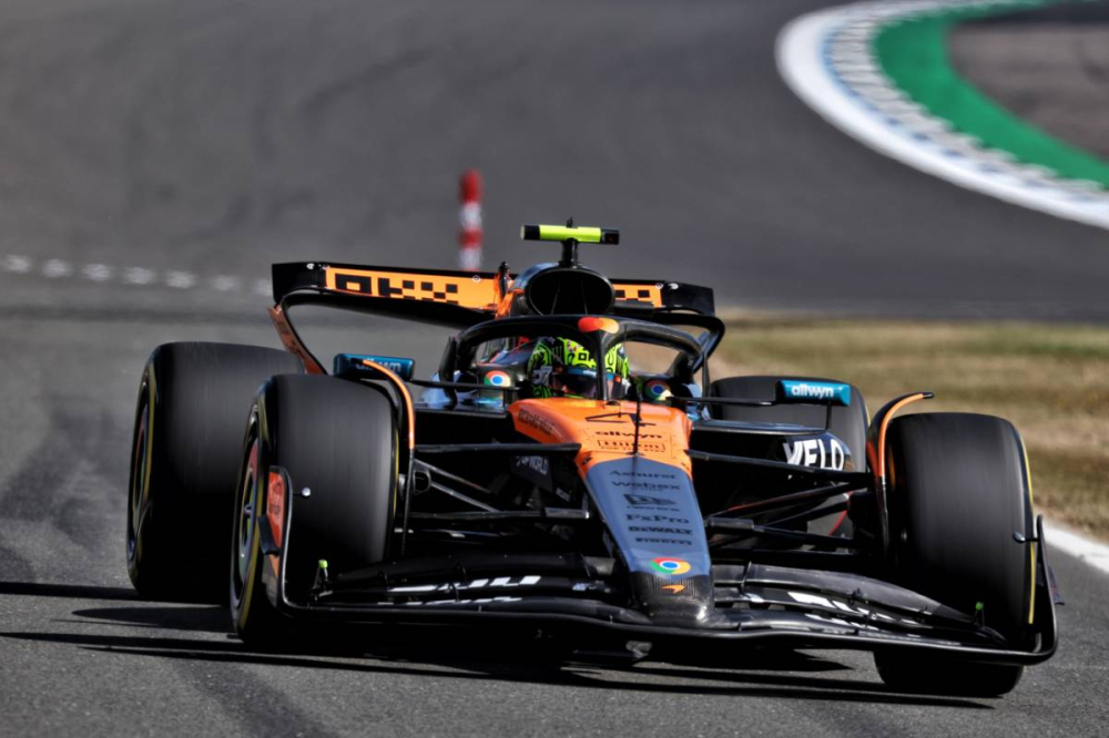 Lando Norris en tête à Silverstone mais prudent : 