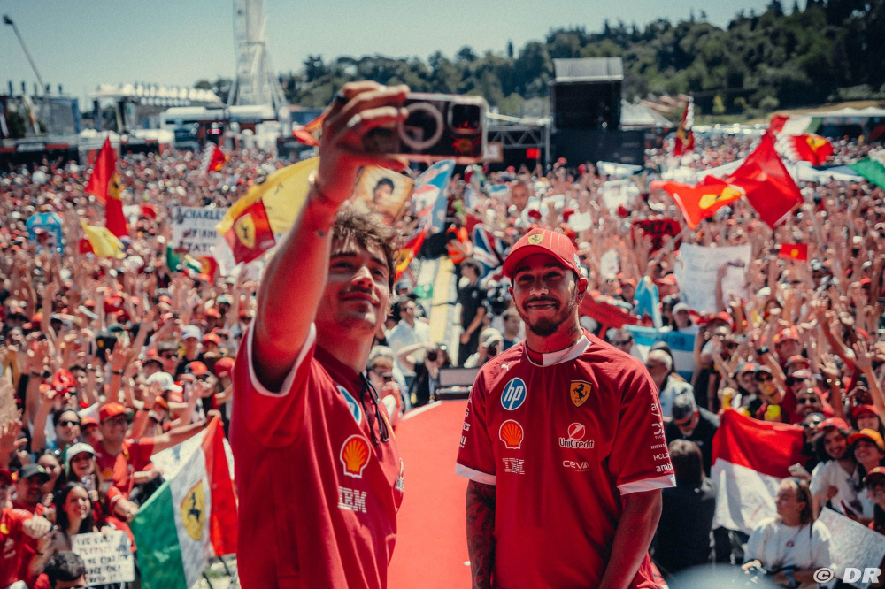 Leclerc : Hamilton a offert des retours enrichissants à Ferrari