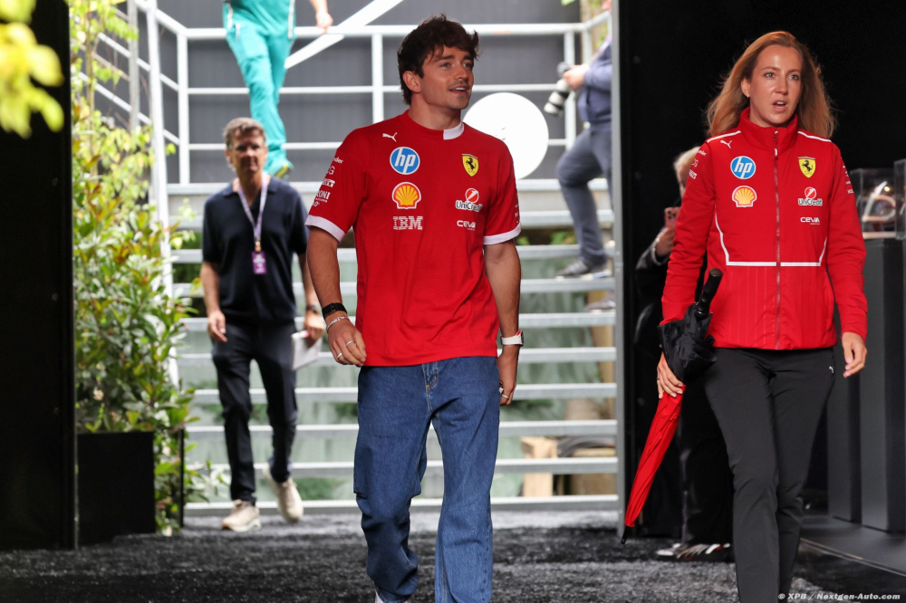 Leclerc espère que Ferrari a 'tiré des leçons' sous la pluie pour ce week-end