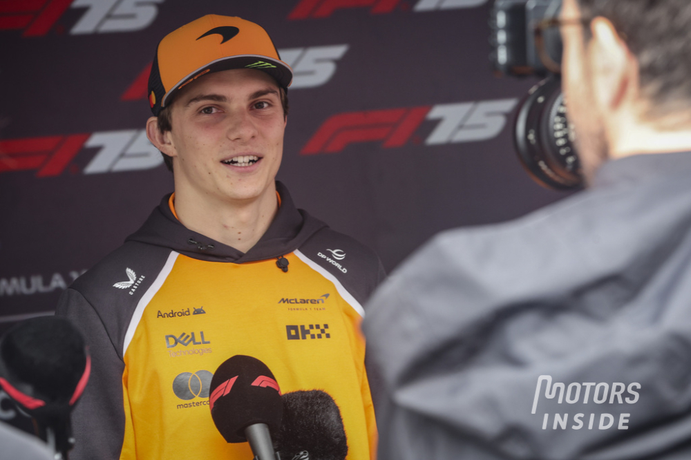 La réaction d'Oscar Piastri après sa pole lors de la qualification Sprint