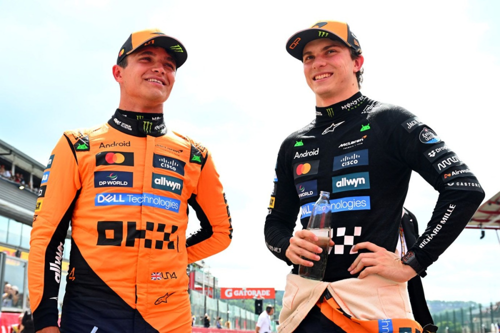 La grille de départ du GP de Belgique F1 2025