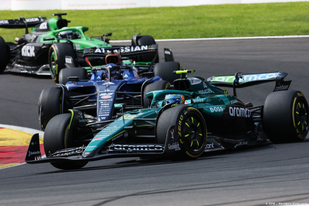 Aston Martin F1 condamnée aux deux dernières places sur la grille à Spa