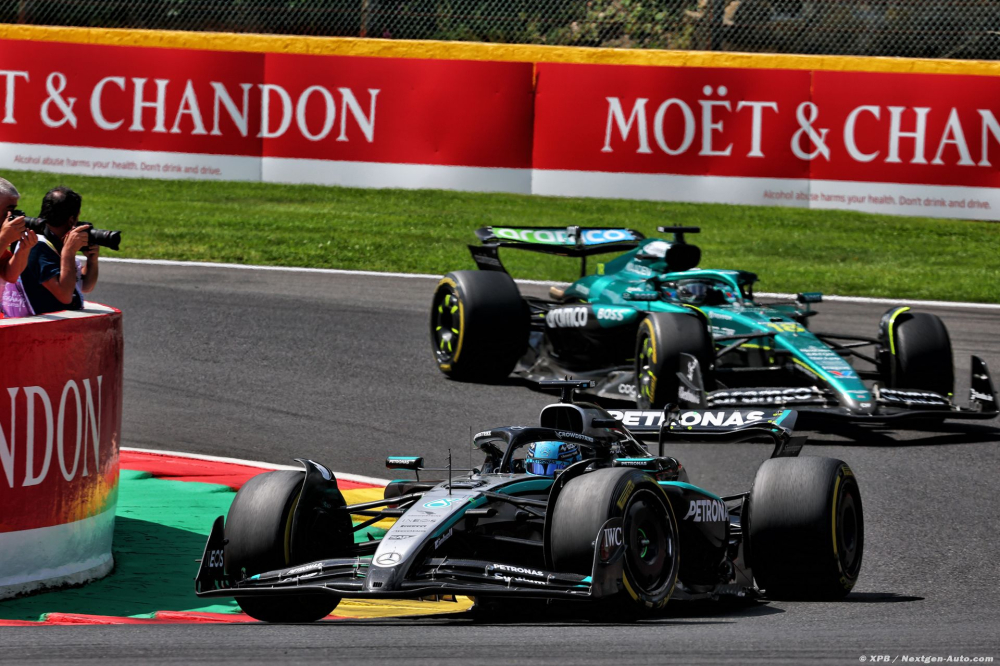 Russell : Mercedes F1 'a fait un énorme pas en arrière' en Belgique