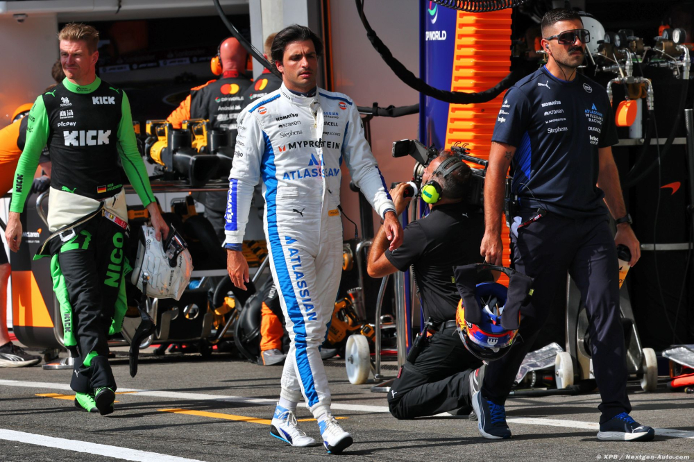 Sainz : Williams ne fonctionne pas au niveau requis en F1