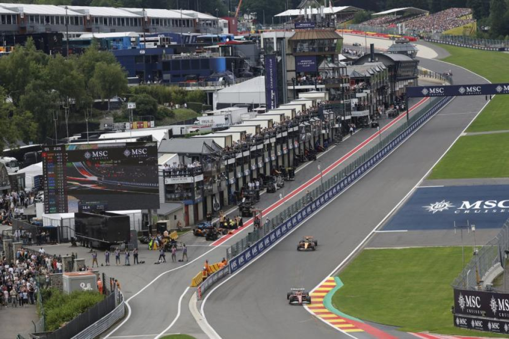 La pluie pourrait perturber le déroulement du GP de Belgique