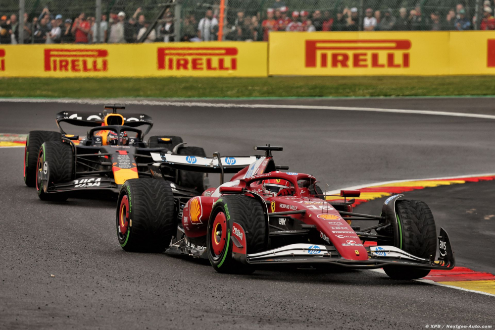 Leclerc a résisté à 'la pression énorme' de Verstappen pour signer un podium