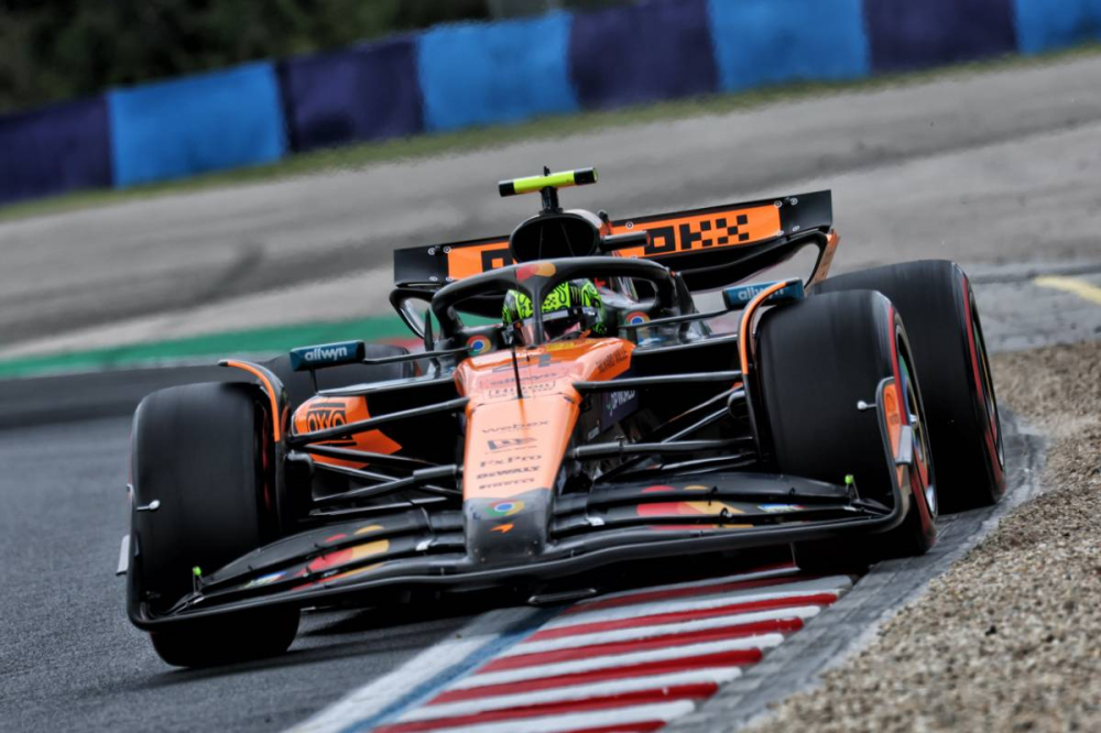 Lando Norris frappe fort dès les EL1 en Hongrie : Red Bull et Mercedes déjà en difficulté