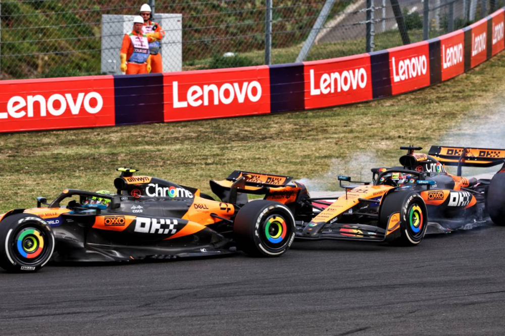 Tension explosive chez McLaren : Piastri manque Norris de justesse en Hongrie