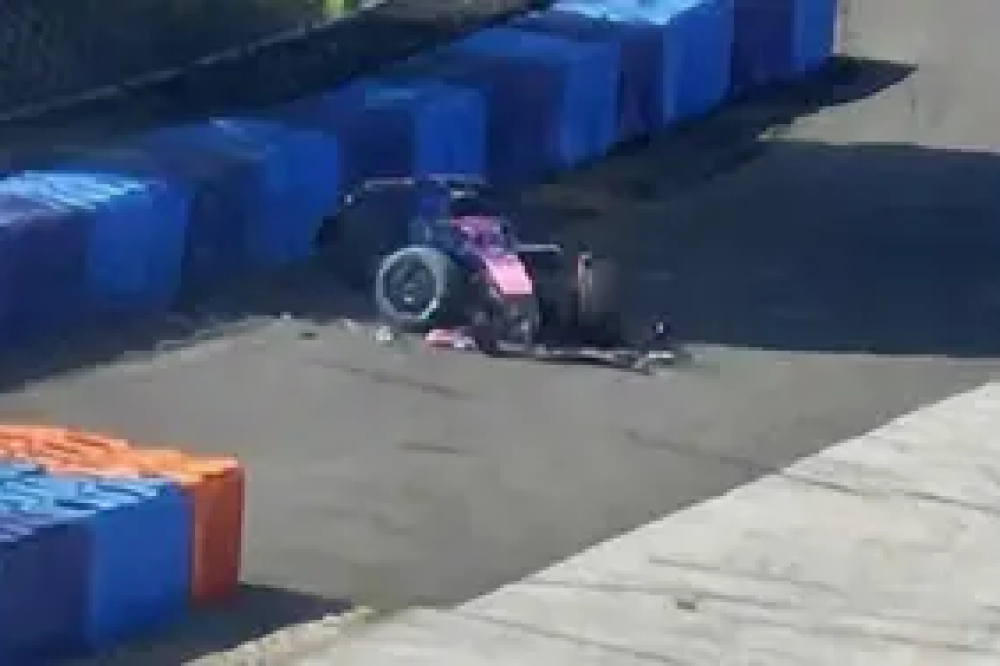 Franco Colapinto victime d’un accident lors des essais Pirelli à Budapest