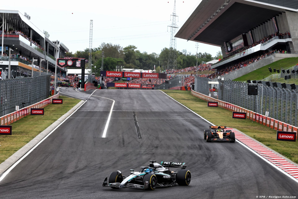 Russell définit l'objectif pour la fin de saison de Mercedes F1