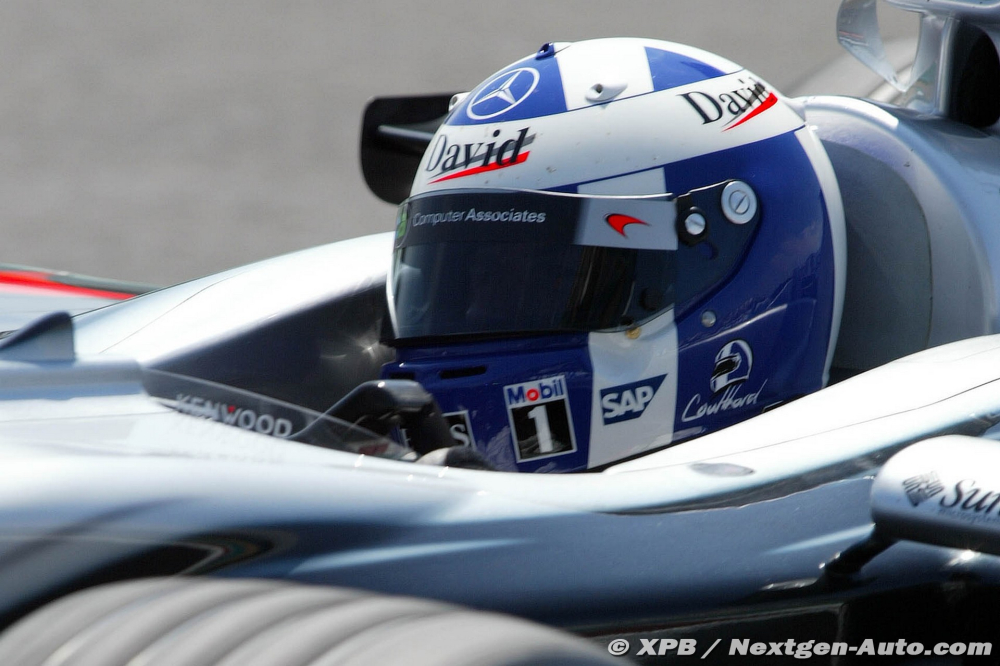 Coulthard raconte l'offre colossale de Dennis pour abandonner son design de casque