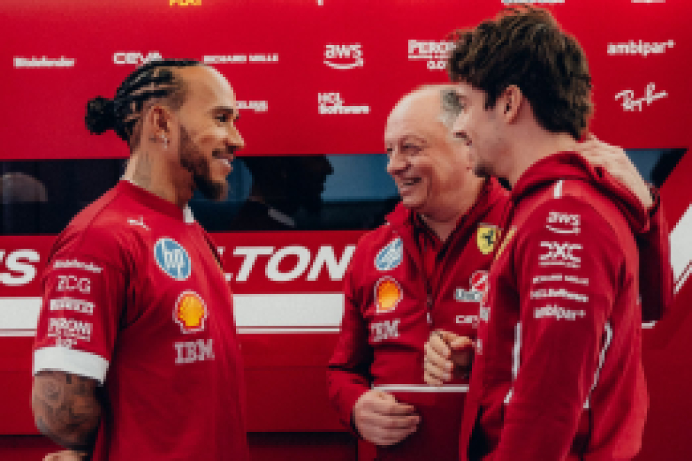Leclerc souligne l’humour de Vasseur, moteur de l’esprit d’équipe chez Ferrari