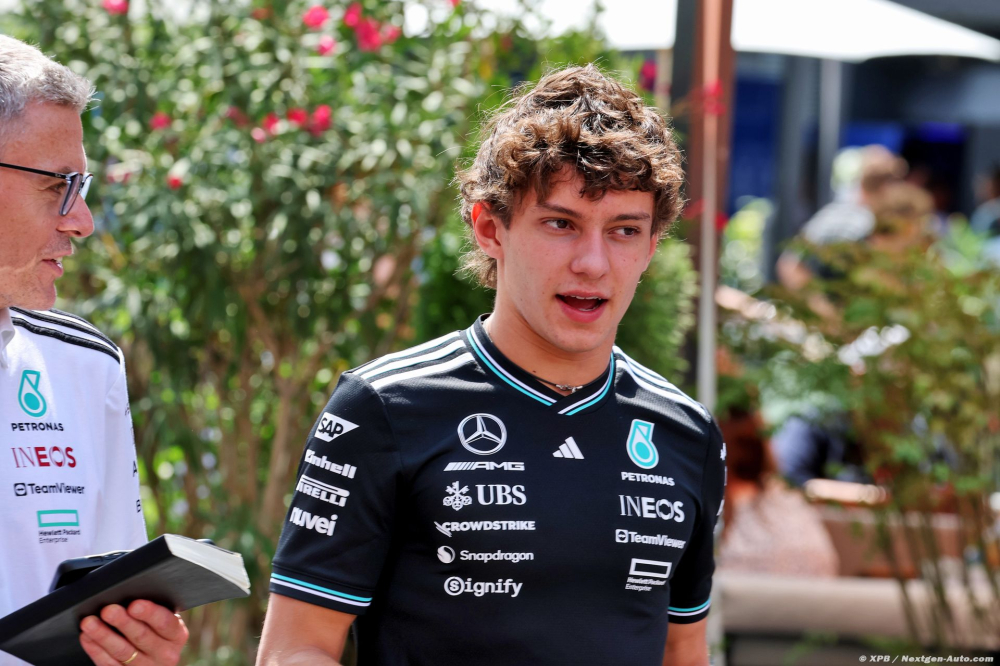 Antonelli ne sait pas s'il était dans le viseur en cas d'arrivée de Verstappen