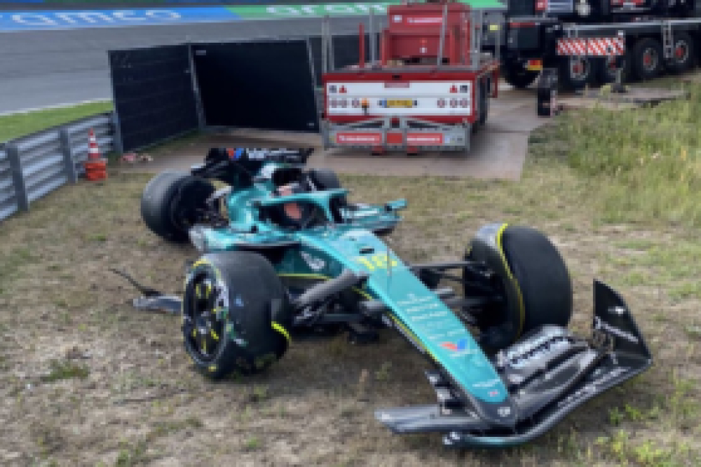 F1 – GP des Pays-bas : Aston Martin change le châssis de Stroll après son crash