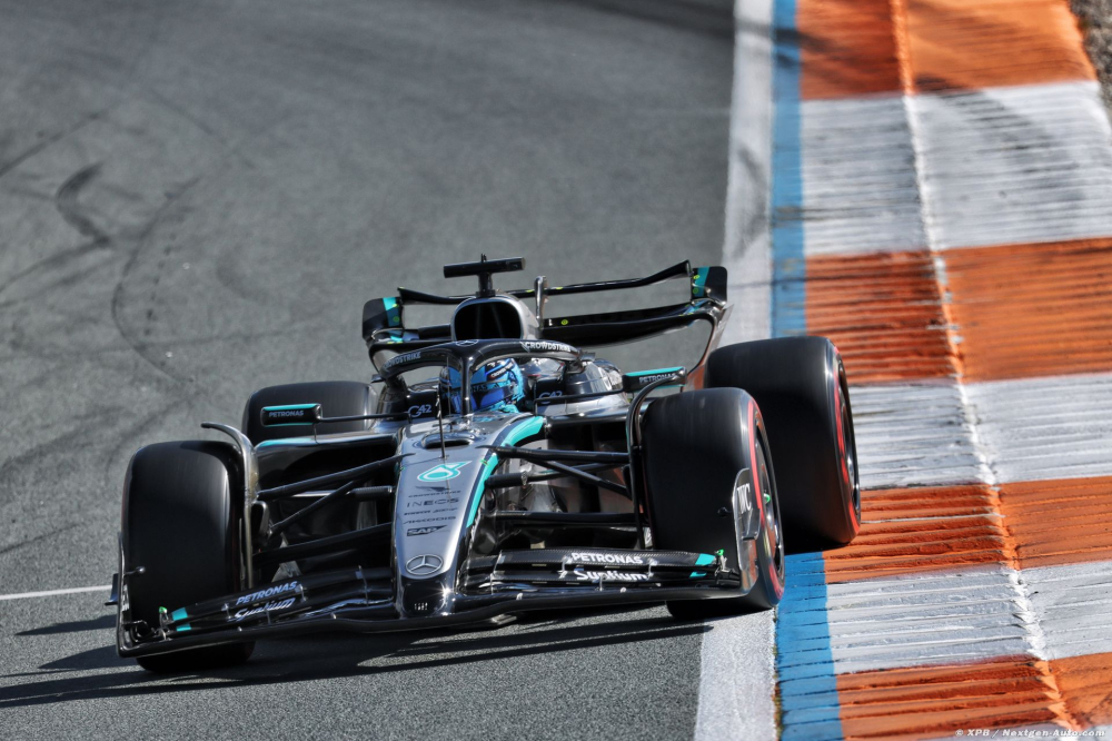 Russell pense 'mériter' sa cinquième place mais il vise un podium à Zandvoort