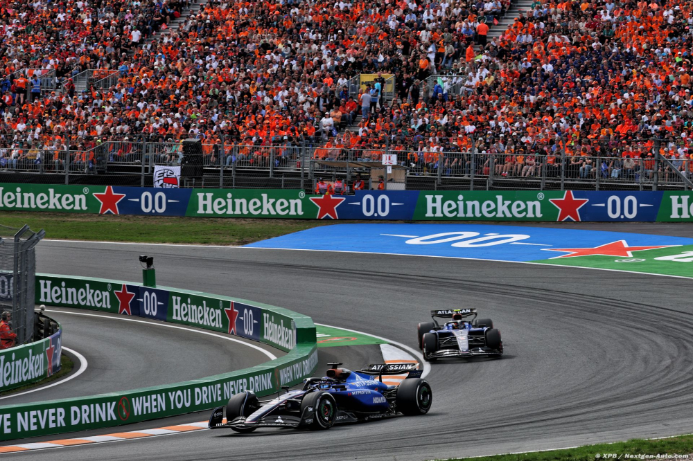 Albon a 'créé sa propre chance' avec son équipe pour terminer 5e à Zandvoort