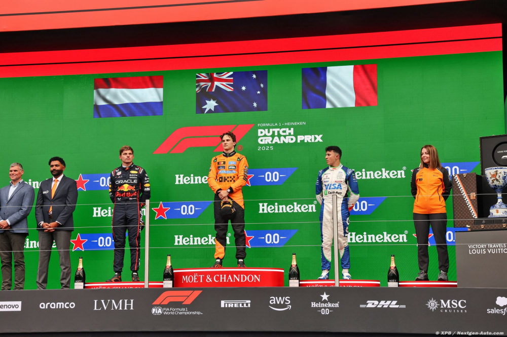 Les statistiques après le Grand Prix des Pays-Bas F1 2025