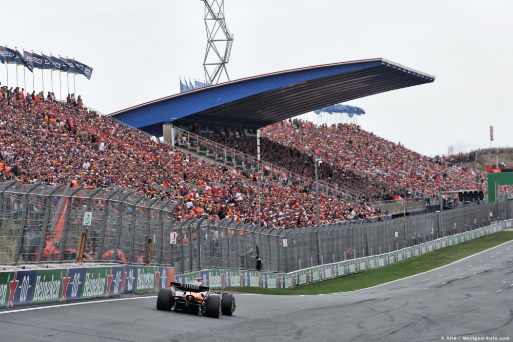 La F1 justifie la décision de retirer le GP des Pays-Bas après 2026