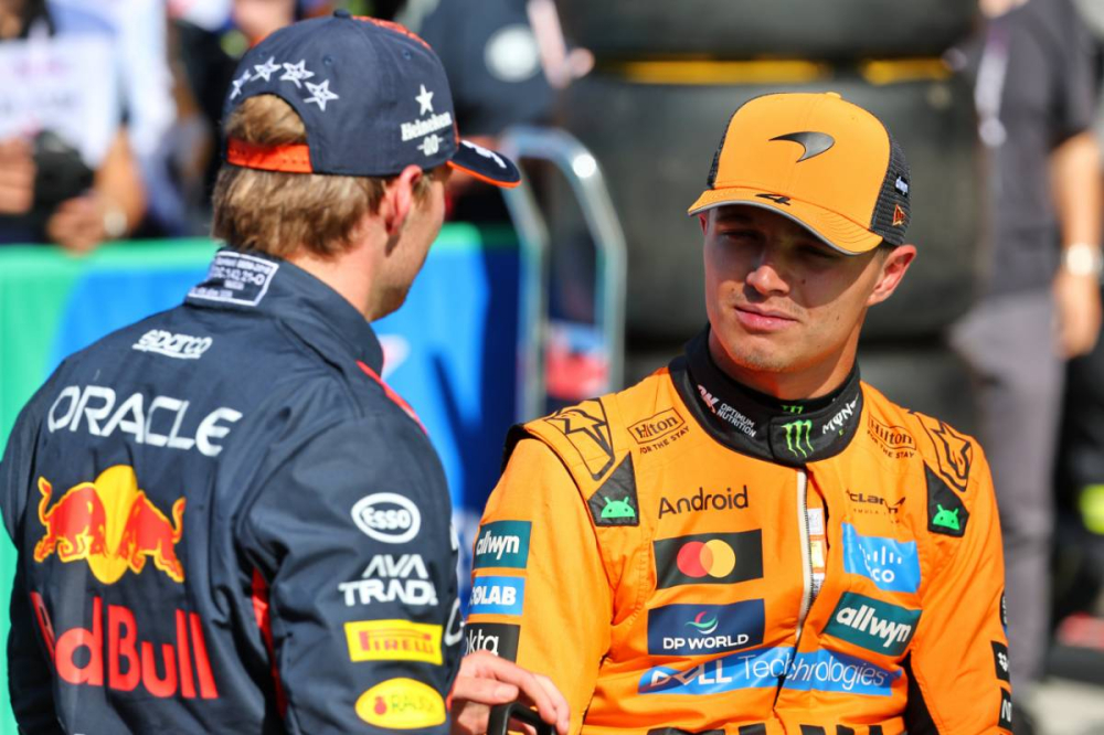 Même les champions chutent : le message de Max Verstappen à Lando Norris