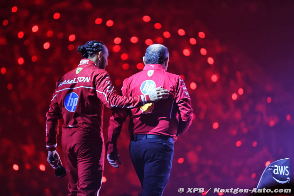 Vasseur promet que Ferrari 'soutiendra toujours' Hamilton