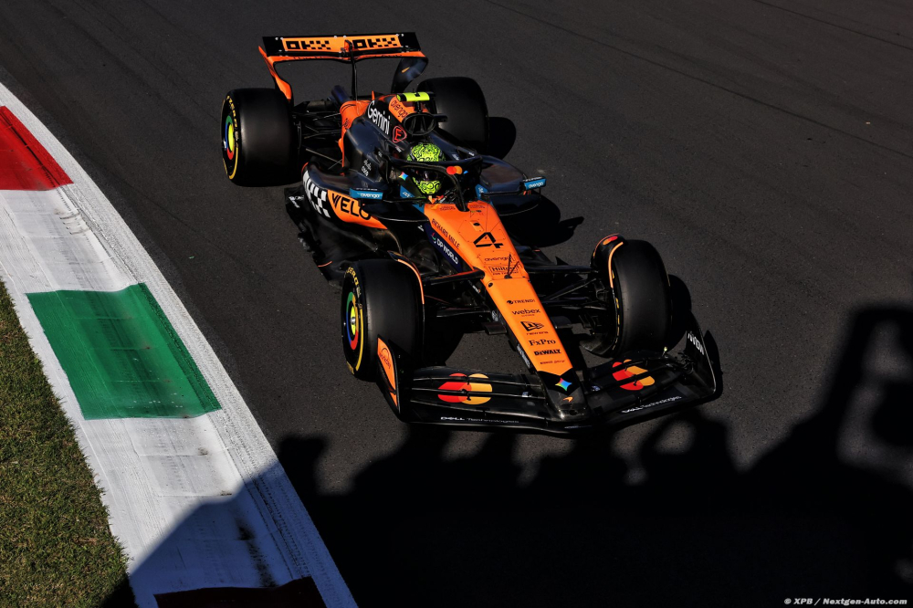 McLaren F1 a moins d'avance à Monza mais l'équipe 's'y attendait'