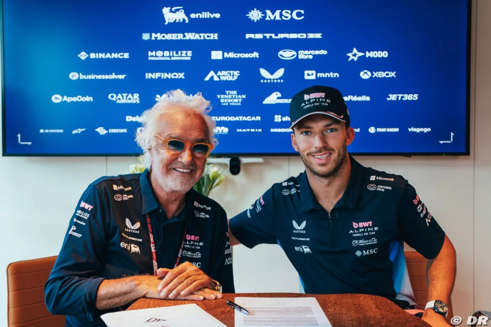Officiel : Gasly prolonge pour plusieurs saisons avec Alpine F1