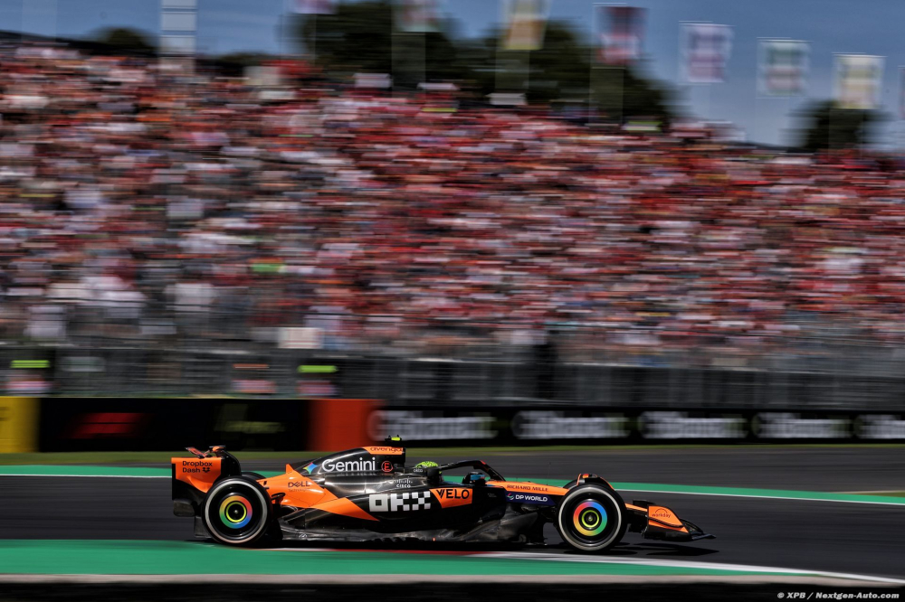 Deuxième en qualifs, Norris 'n'attend pas de miracle' en course à Monza