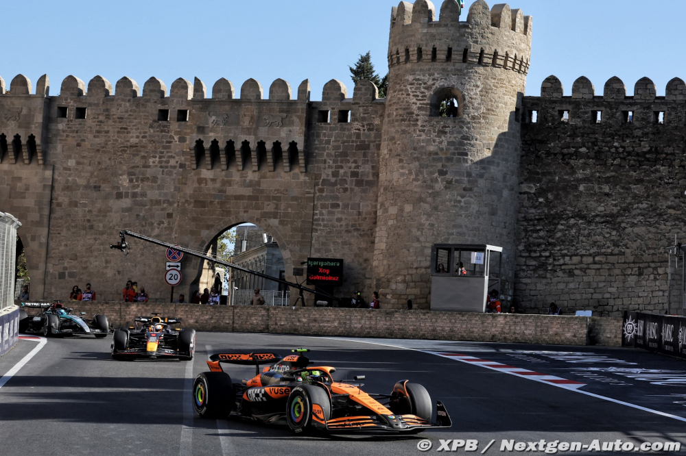 Présentation et horaires du Grand Prix d'Azerbaïdjan 2025 de F1