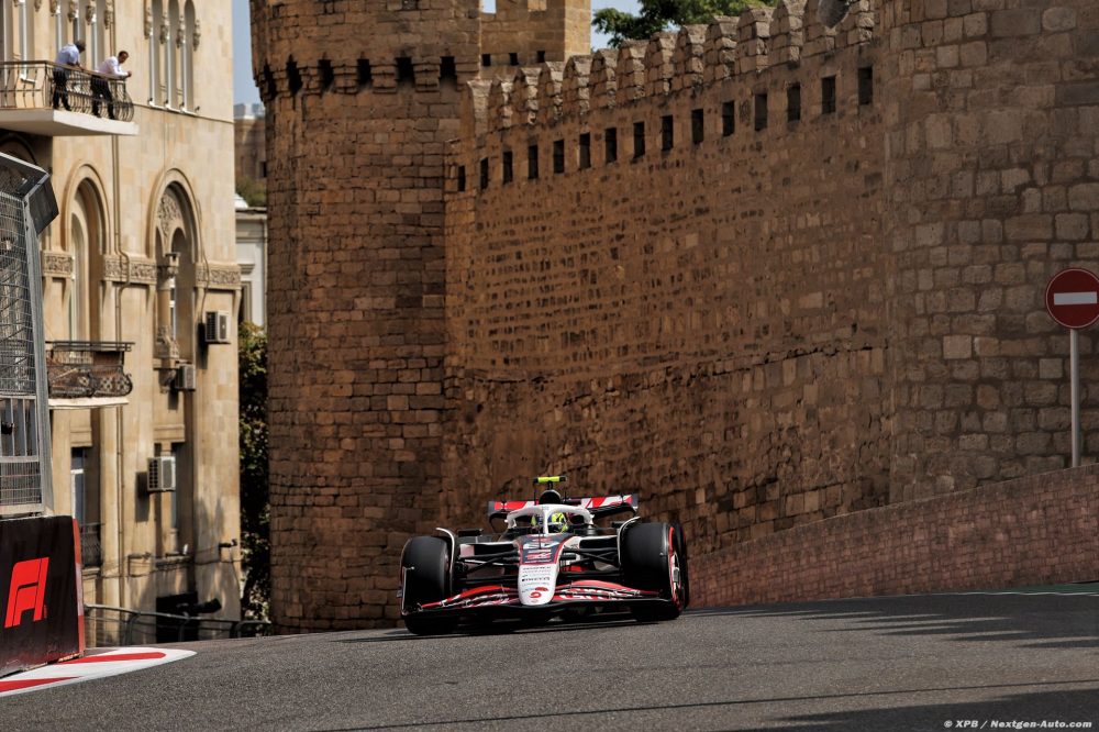 Haas F1 démarre son Grand Prix d'Azerbaïdjan dans le top 10 des Libres 2