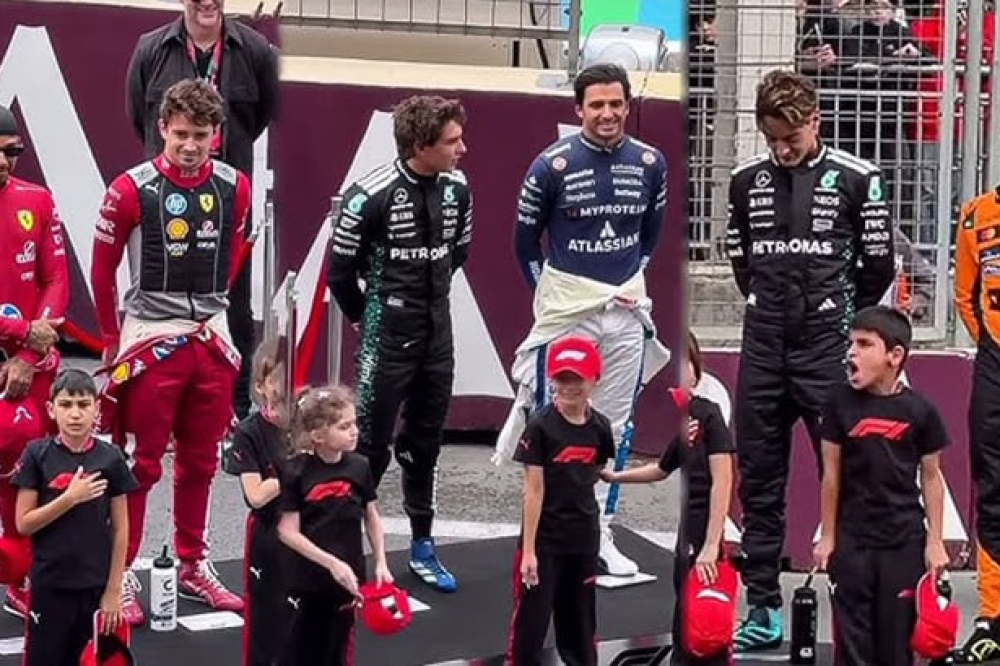 Hymne national et fous rires des pilotes de F1 : la scène insolite du GP d’Azerbaïdjan