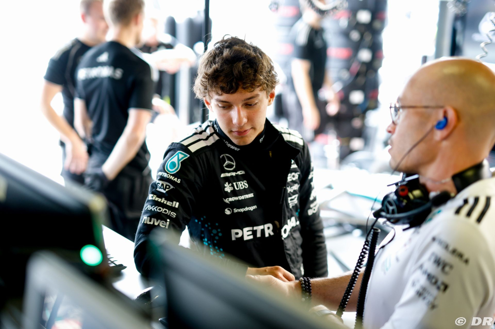Mercedes F1 'assume une partie de la responsabilité' des difficultés d'Antonelli