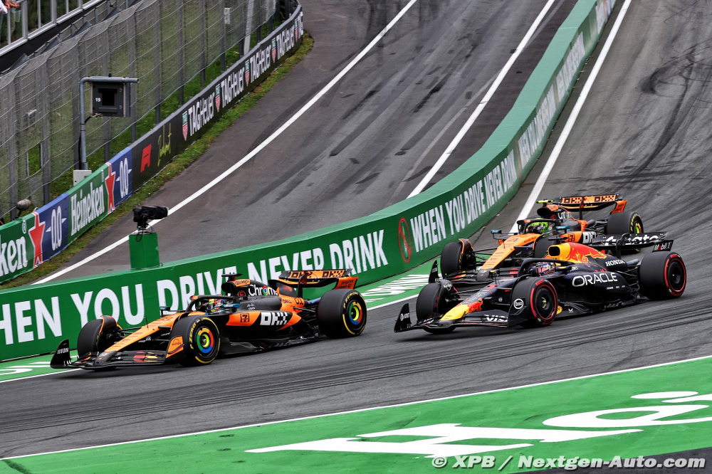 McLaren F1 'garde un œil' sur Verstappen mais ne prévoit pas de consignes