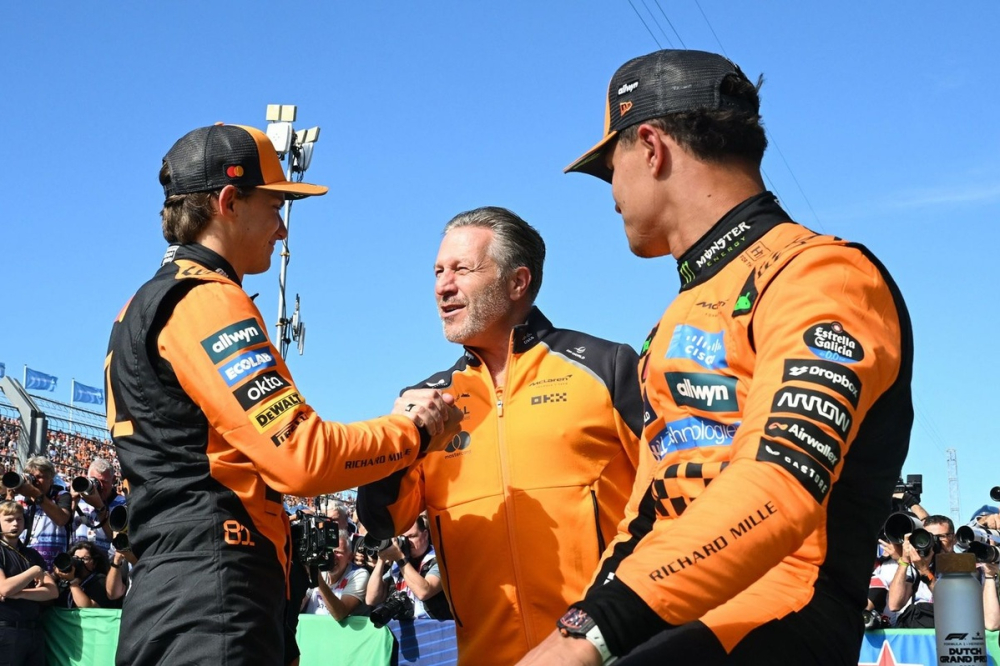 Malgré la menace Verstappen, Brown maintient l'égalité chez McLaren