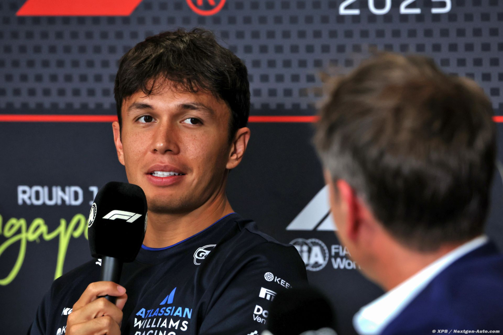 Albon : en deux ans, Williams F1 a fait des pas de géant