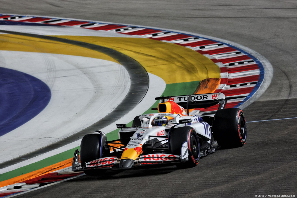 Deuxième, Hadjar signe 'un bon résultat' alors qu'il découvre Singapour