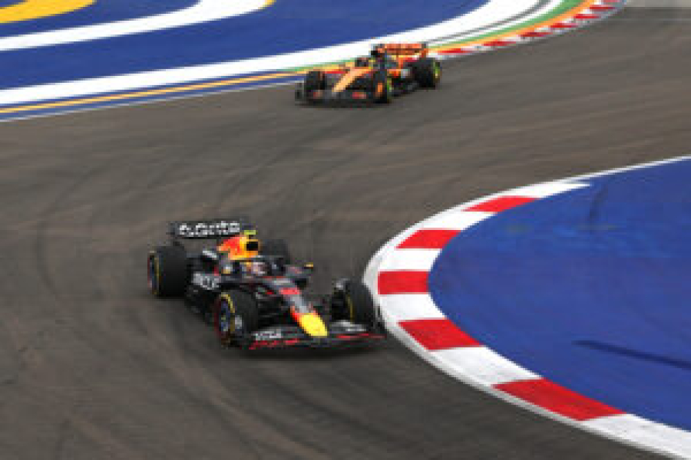 GP de Singapour – EL3 – Verstappen le plus rapide, Lawson encore dans le mur