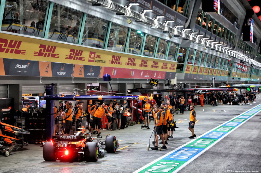 Norris : le train avant de la McLaren F1 n'est pas assez bon pour Singapour