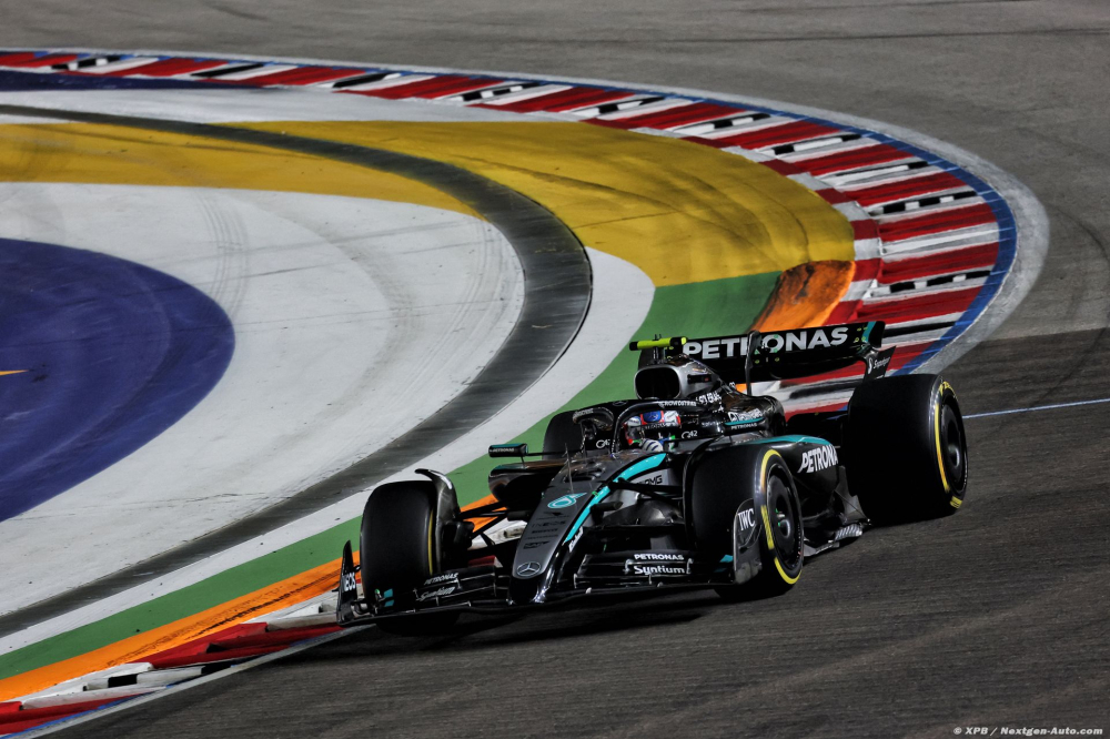 4e sur la grille, Antonelli se voyait jouer la pole ou la première ligne à Singapour