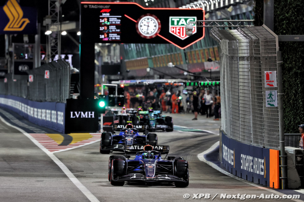 Officiel : Albon et Sainz sont disqualifiés, Williams F1 sera en fond de grille