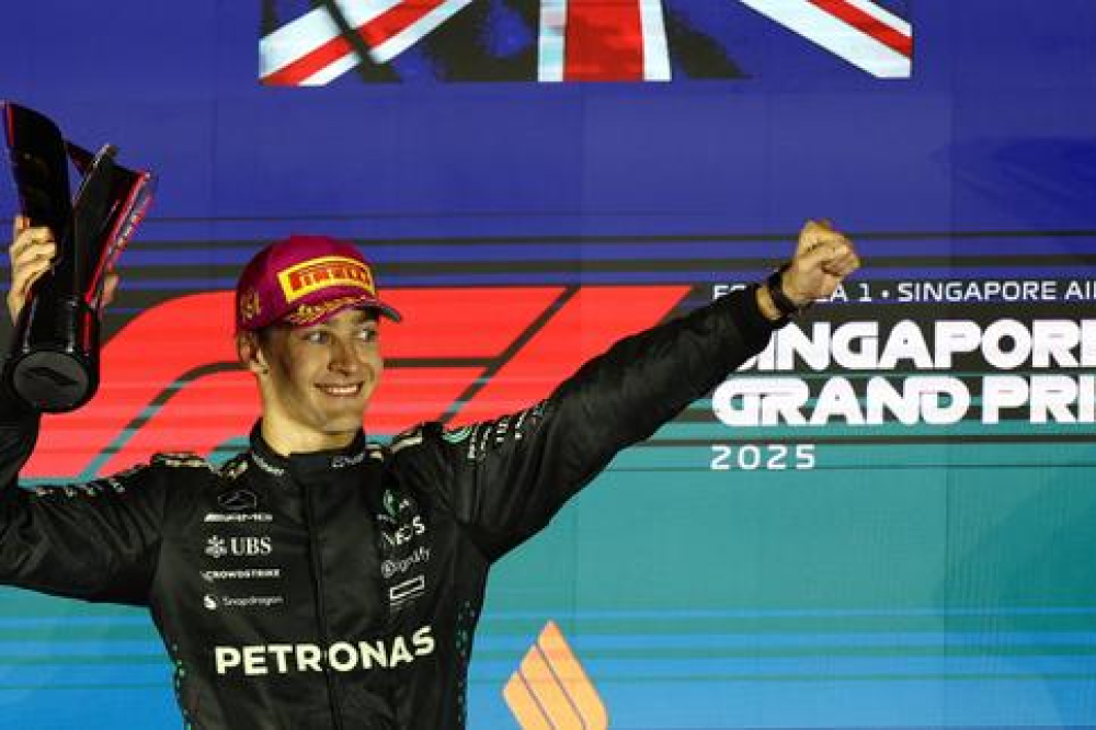 George Russell remporte le Grand Prix de Singapour de F1, le titre des constructeurs pour McLaren