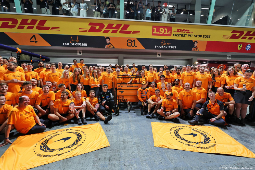 Après deux titres consécutifs, le 'gros défi' de McLaren F1 sera de réitérer en 2026