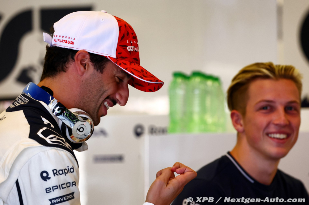 Lawson se rappelle avoir été 'mal à l'aise' avant de remplacer Ricciardo